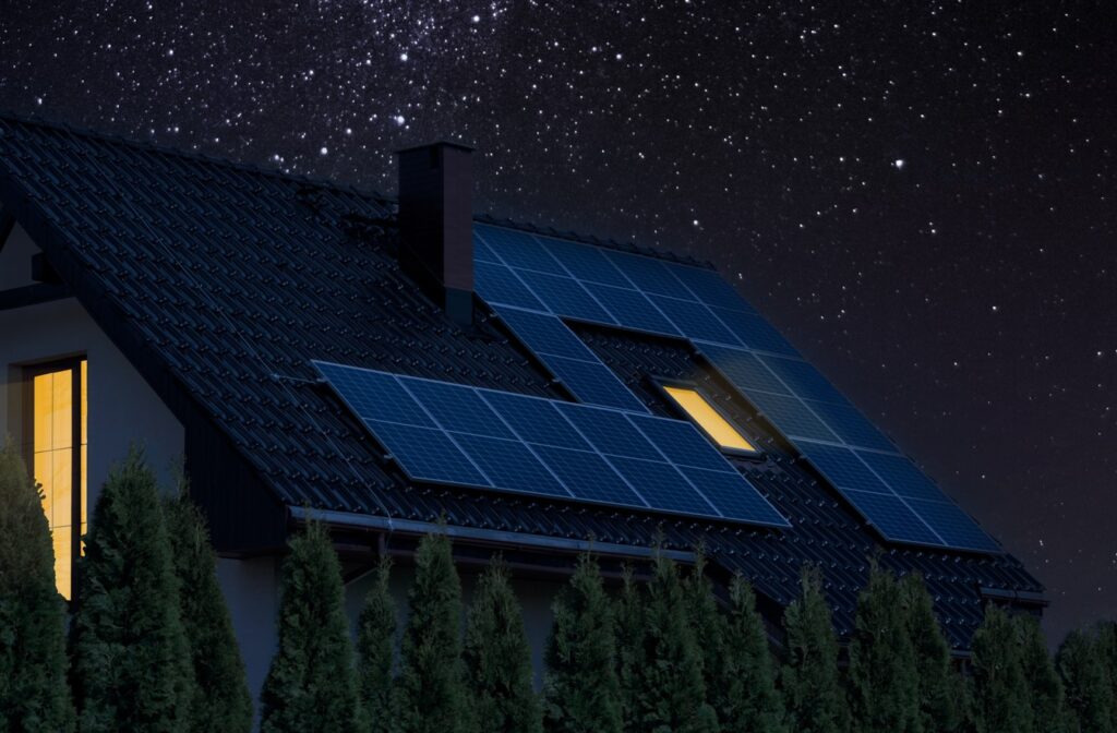 Szigetüzemű napelemes rendszer